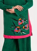 Maria Osama Khan | Claire Pleated Silk | Ivy by Maria Osama Khan - Designer Dress - Type: Ladies Clothes - Available at Libayah - 100% Original