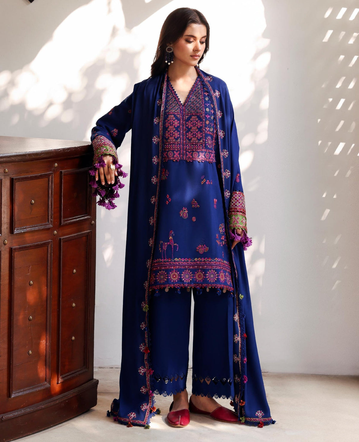 Republic Womenswear | Amaris Luxury Shawl 25 |Maris by Republic Womenswear - Designer Dress  - Type : Ladies Clothes - Available at Libayah - 100% Original 