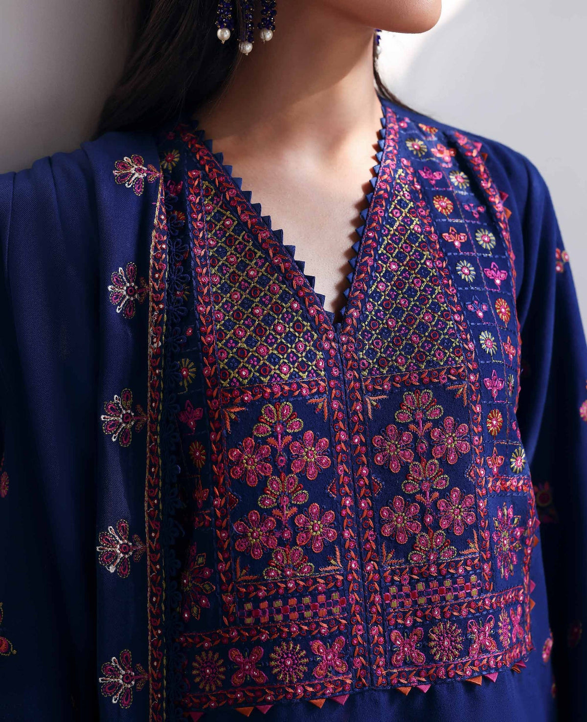 Republic Womenswear | Amaris Luxury Shawl 25 |Maris by Republic Womenswear - Designer Dress  - Type : Ladies Clothes - Available at Libayah - 100% Original 