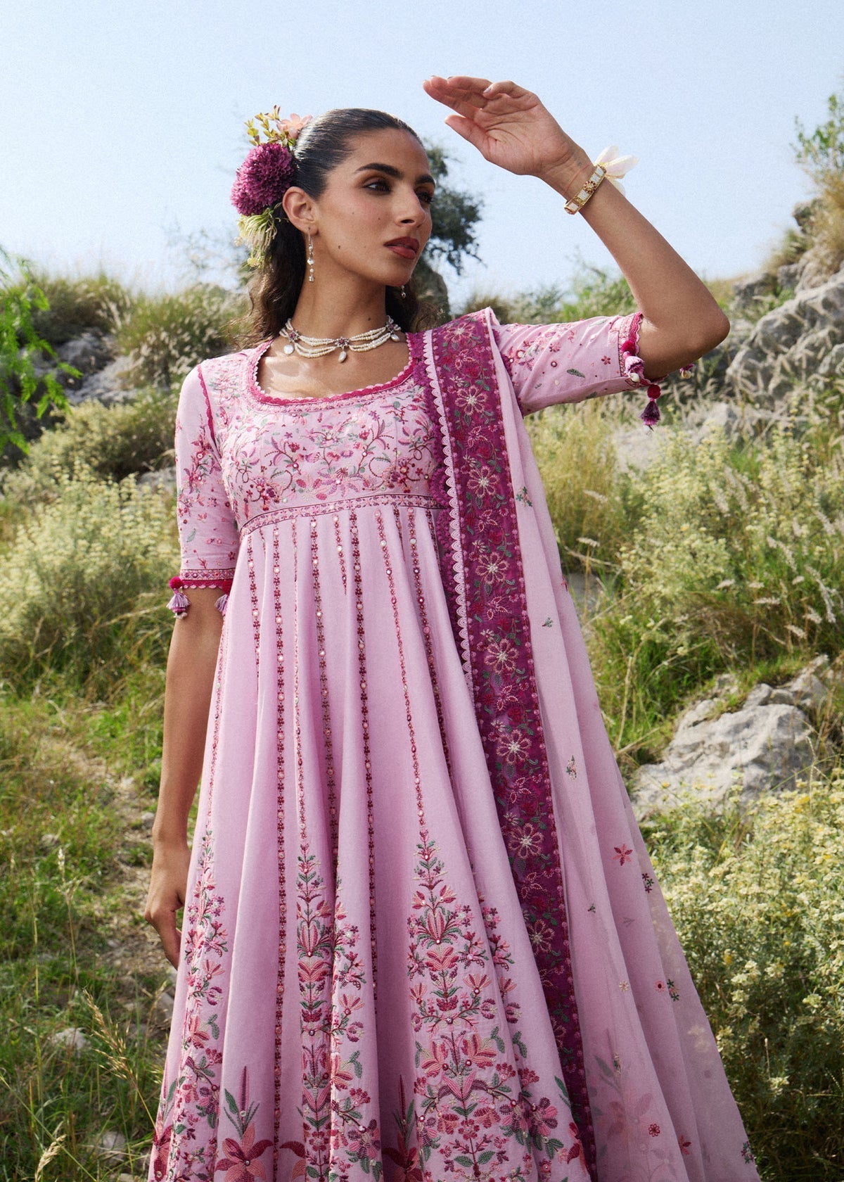 Hussain Rehar | Jinan 26 | Marjan by Hussain Rehar - Designer Dress  - Type : Ladies Clothes - Available at Libayah - 100% Original 