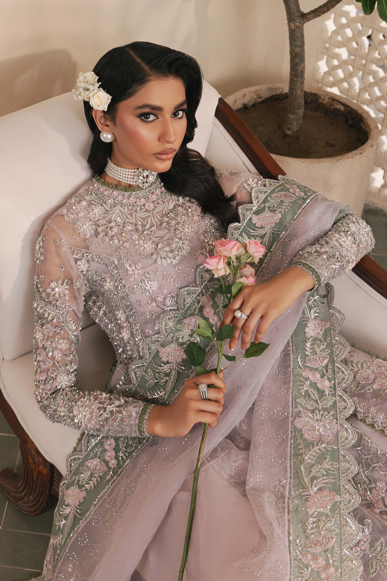 Maryam Hussain | Marwa Luxury Formals 24 | Gia by Maryam Hussain - Designer Dress - Type: Ladies Clothes - Available at Libayah - 100% Original