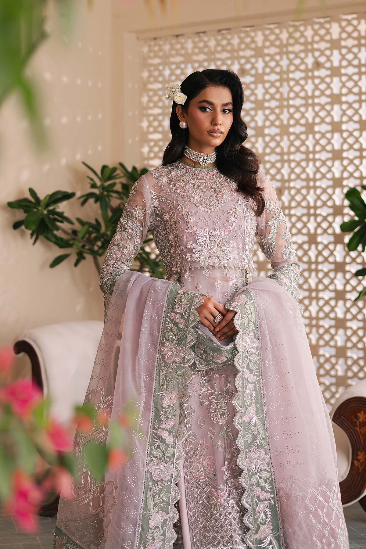 Maryam Hussain | Marwa Luxury Formals 24 | Gia by Maryam Hussain - Designer Dress - Type: Ladies Clothes - Available at Libayah - 100% Original