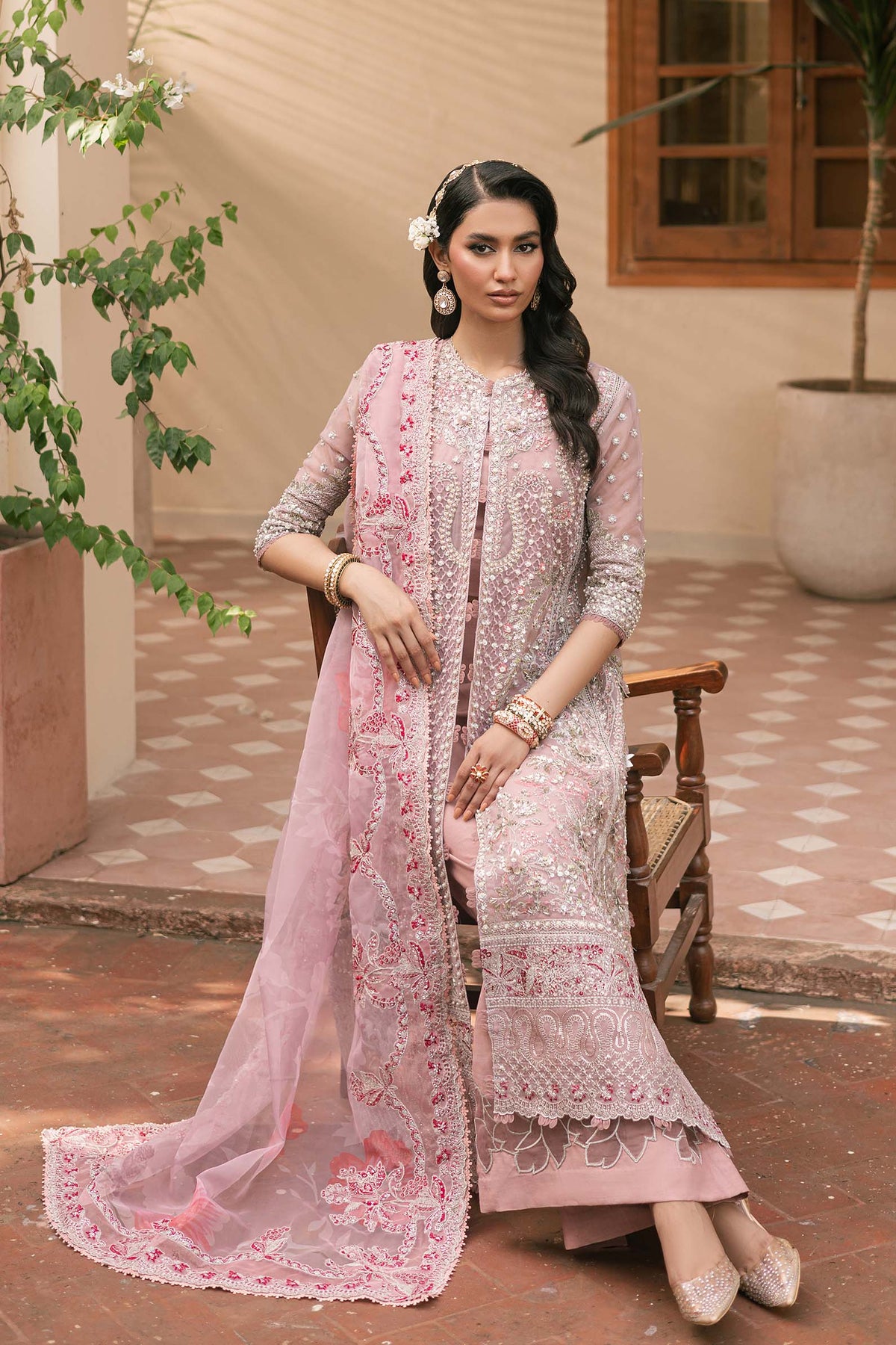 Maryam Hussain | Marwa Luxury Formals 24 | Mehru by Maryam Hussain - Designer Dress - Type: Ladies Clothes - Available at Libayah - 100% Original