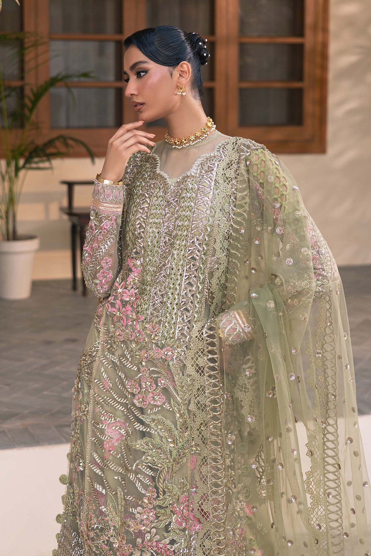 Maryam Hussain | Marwa Luxury Formals 24 | Muskan by Maryam Hussain - Designer Dress - Type: Ladies Clothes - Available at Libayah - 100% Original