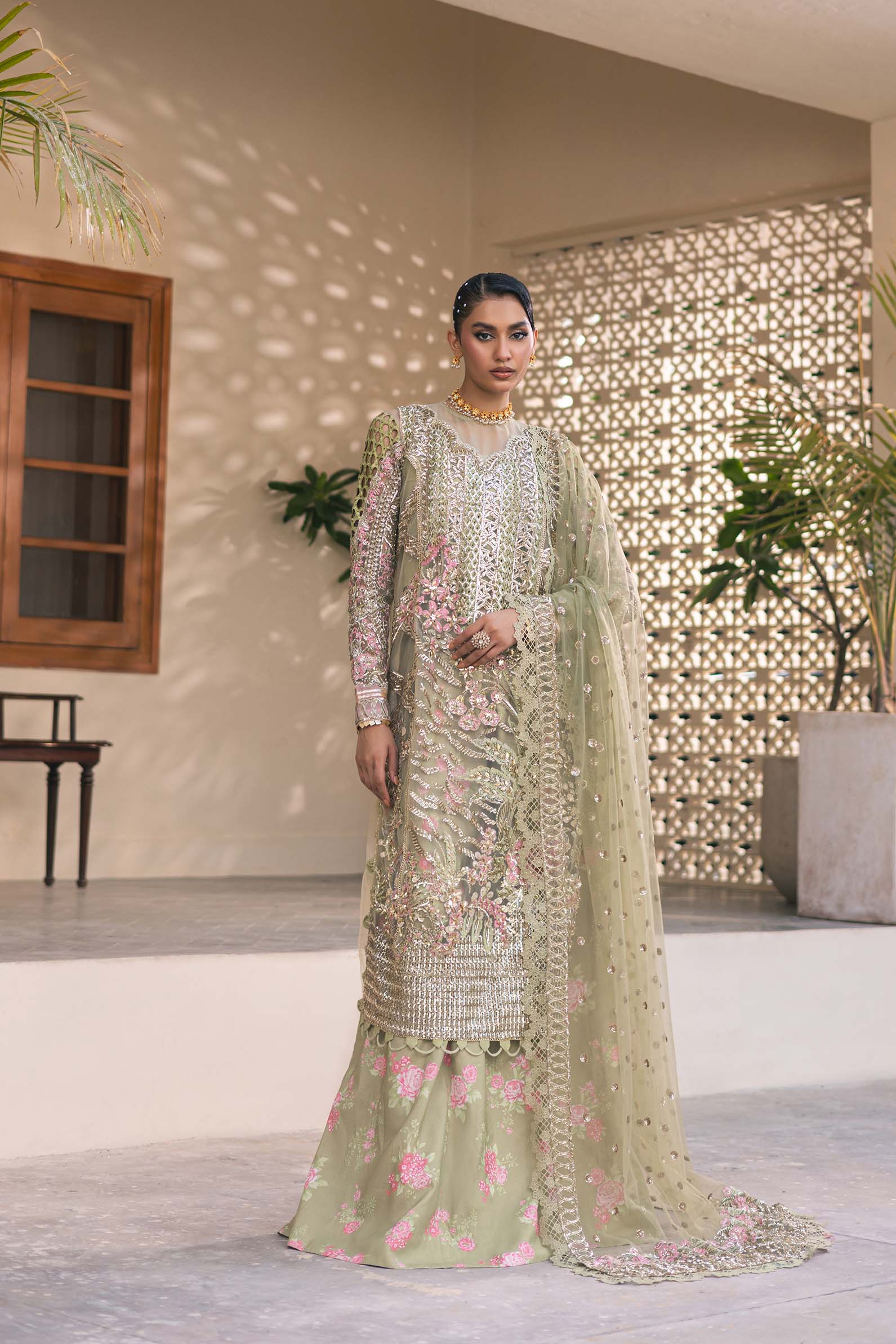 Maryam Hussain | Marwa Luxury Formals 24 | Muskan by Maryam Hussain - Designer Dress - Type: Ladies Clothes - Available at Libayah - 100% Original