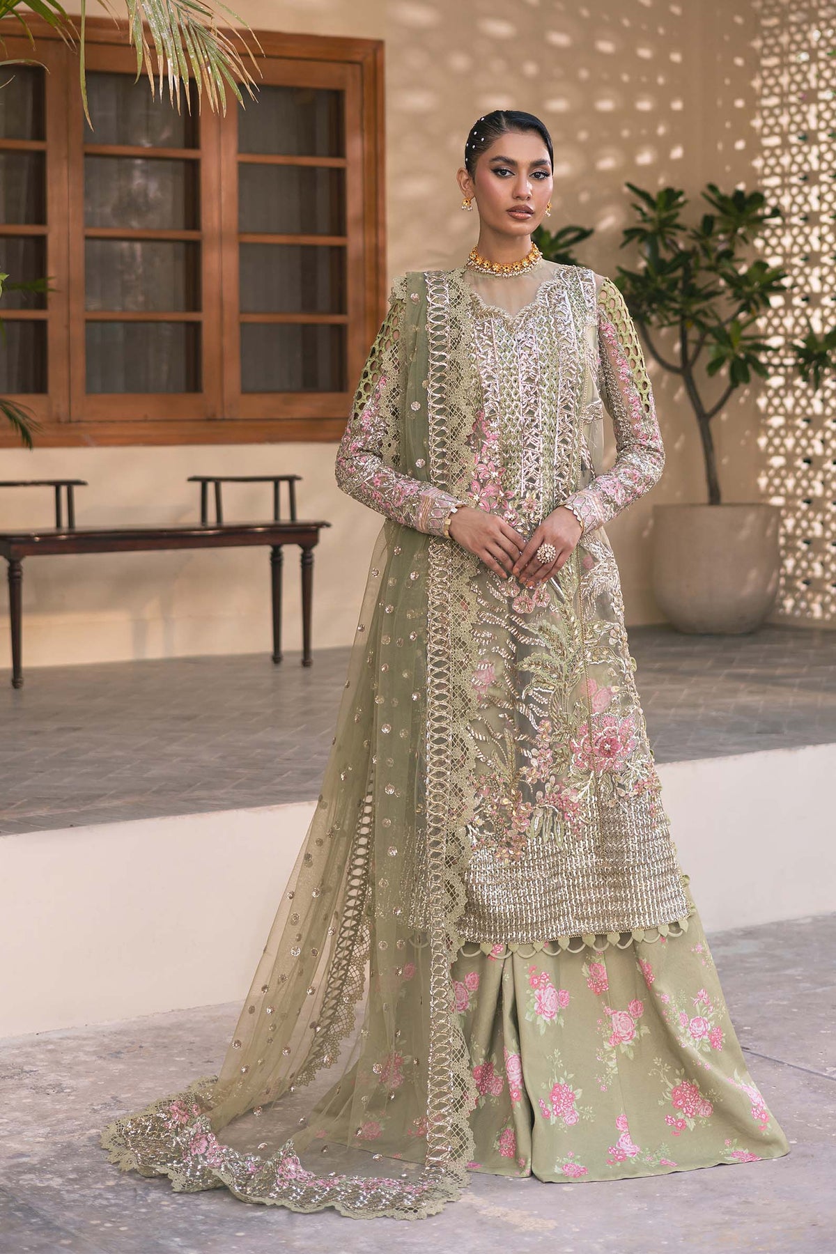 Maryam Hussain | Marwa Luxury Formals 24 | Muskan by Maryam Hussain - Designer Dress - Type: Ladies Clothes - Available at Libayah - 100% Original