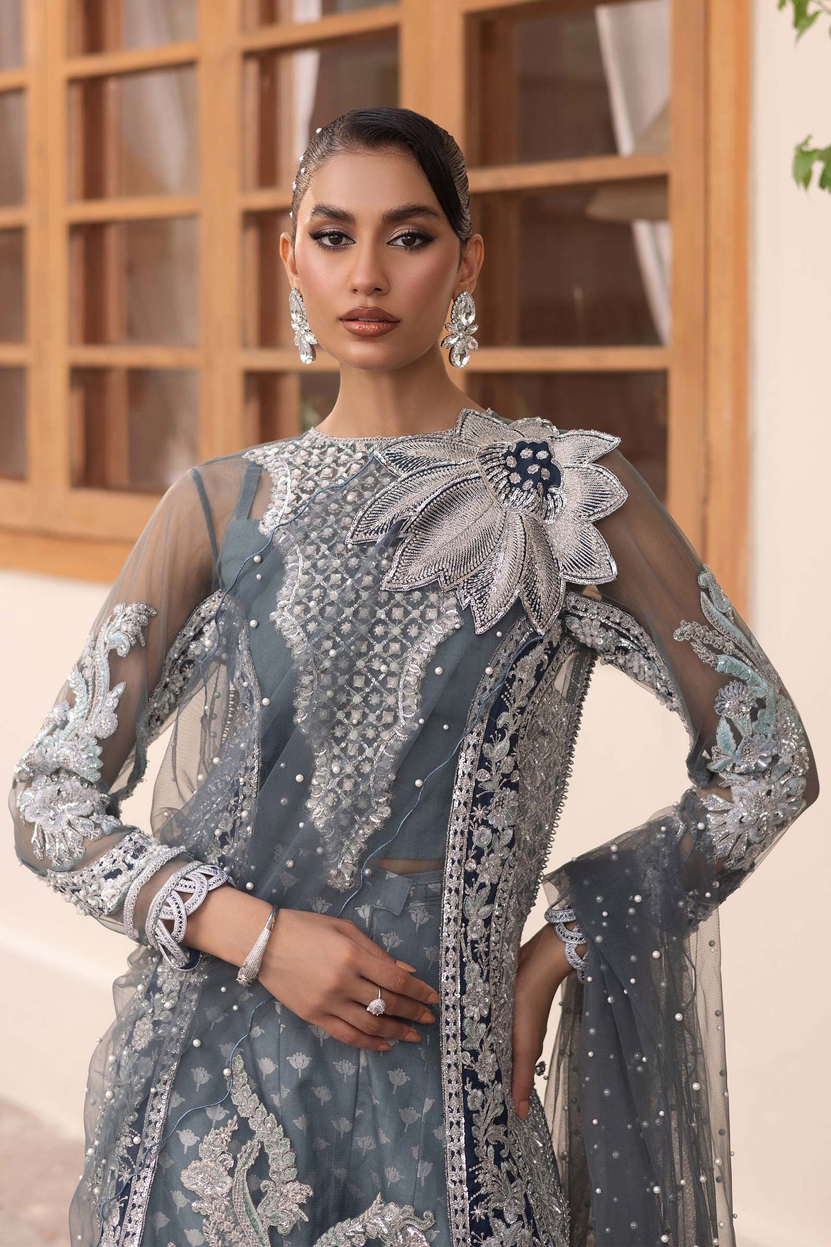 Maryam Hussain | Marwa Luxury Formals 24 | Zari by Maryam Hussain - Designer Dress - Type: Ladies Clothes - Available at Libayah - 100% Original