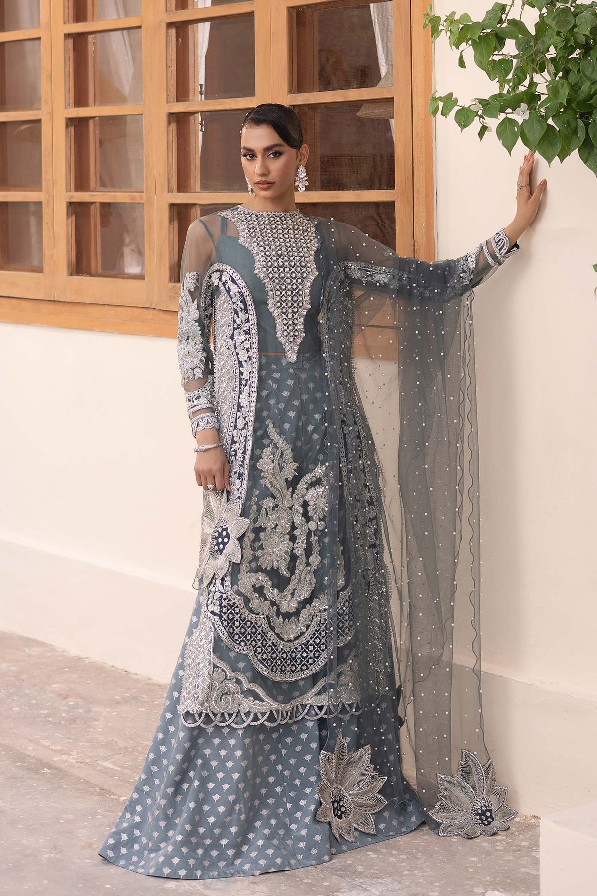 Maryam Hussain | Marwa Luxury Formals 24 | Zari by Maryam Hussain - Designer Dress - Type: Ladies Clothes - Available at Libayah - 100% Original
