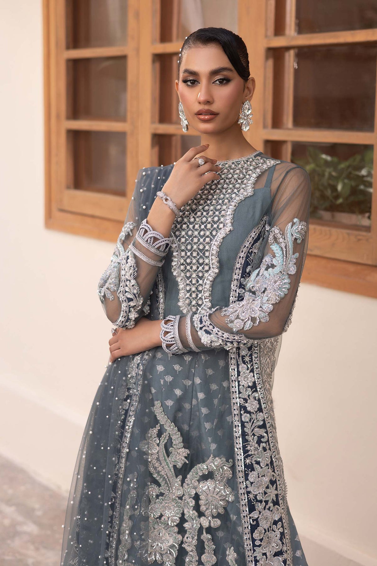 Maryam Hussain | Marwa Luxury Formals 24 | Zari by Maryam Hussain - Designer Dress - Type: Ladies Clothes - Available at Libayah - 100% Original