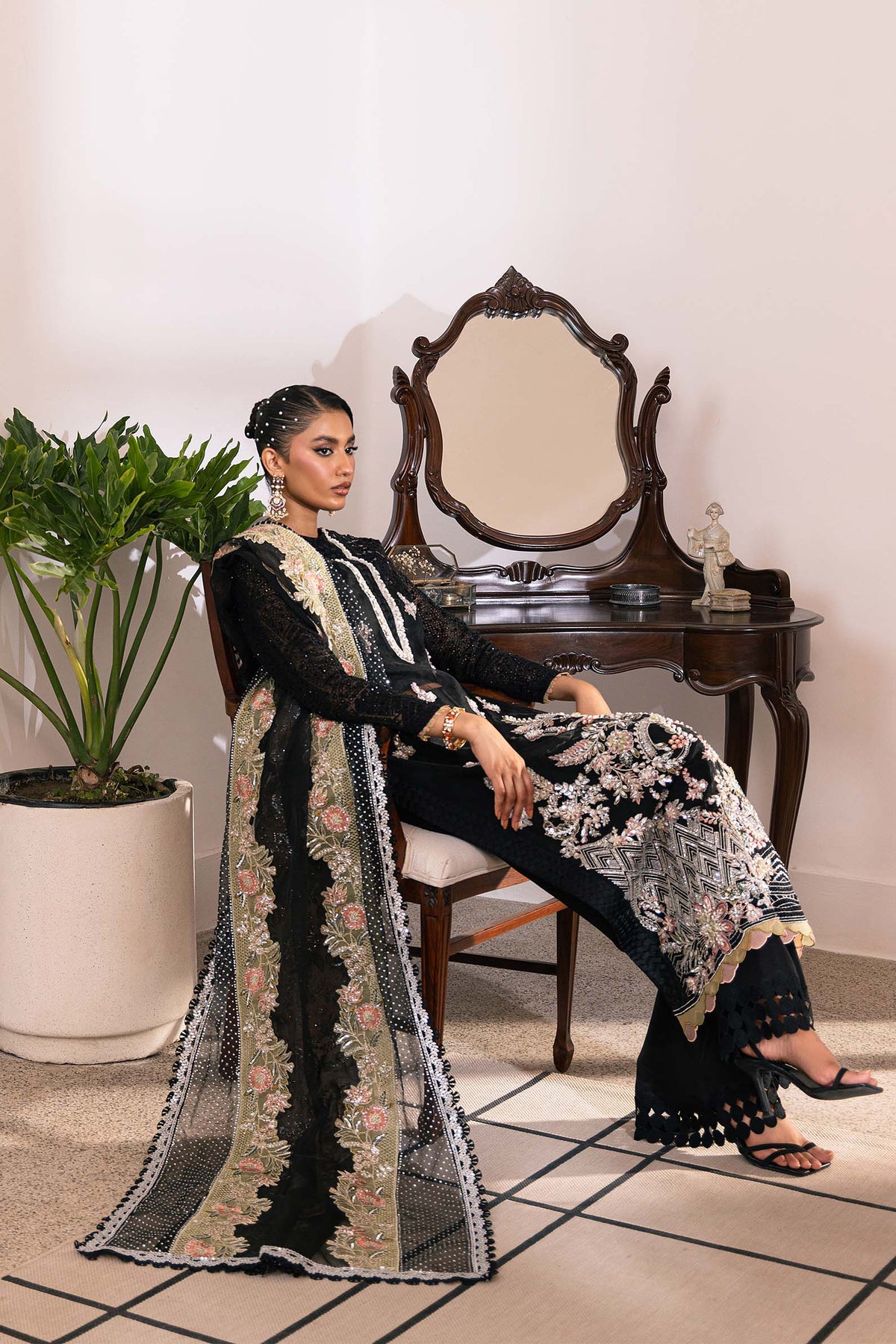 Maryam Hussain | Marwa Luxury Formals 24 | Sitara by Maryam Hussain - Designer Dress - Type: Ladies Clothes - Available at Libayah - 100% Original