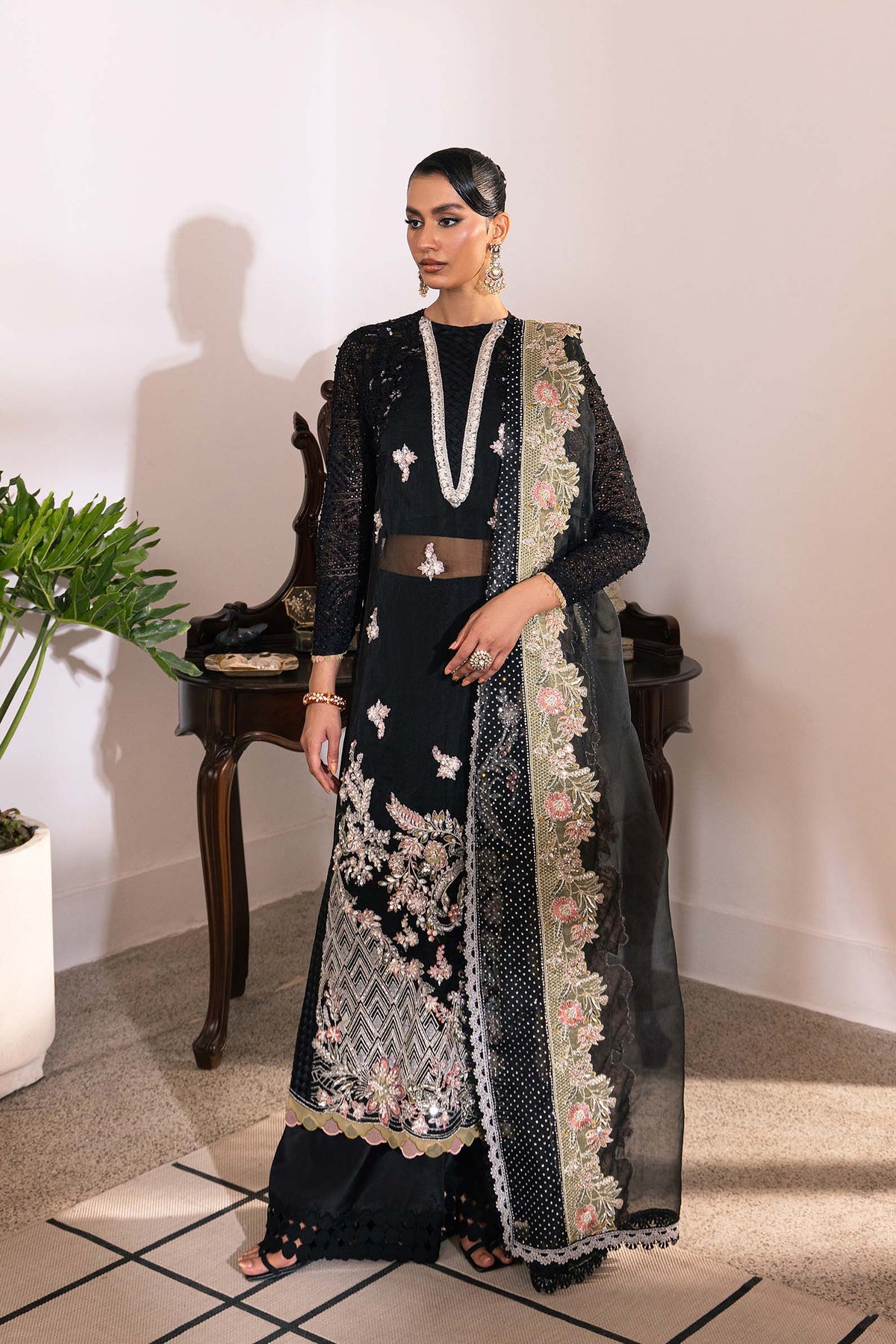 Maryam Hussain | Marwa Luxury Formals 24 | Sitara by Maryam Hussain - Designer Dress - Type: Ladies Clothes - Available at Libayah - 100% Original