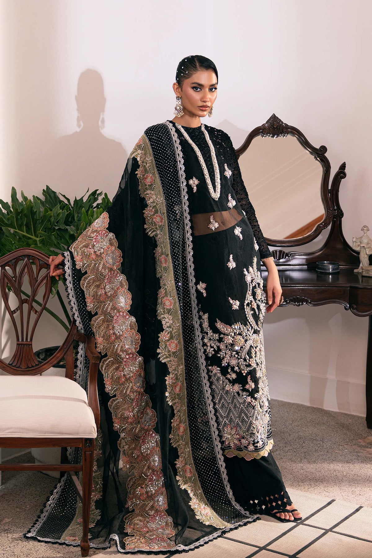 Maryam Hussain | Marwa Luxury Formals 24 | Sitara by Maryam Hussain - Designer Dress - Type: Ladies Clothes - Available at Libayah - 100% Original