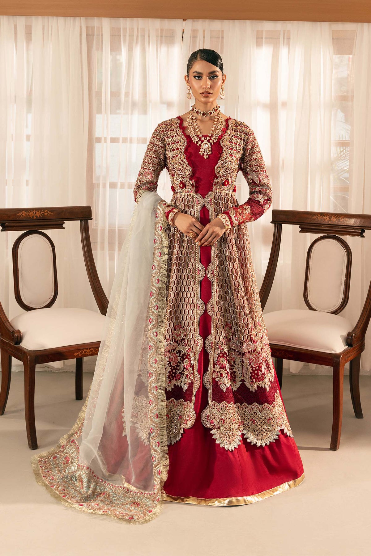 Maryam Hussain | Marwa Luxury Formals 24 | Raag by Maryam Hussain - Designer Dress - Type: Ladies Clothes - Available at Libayah - 100% Original