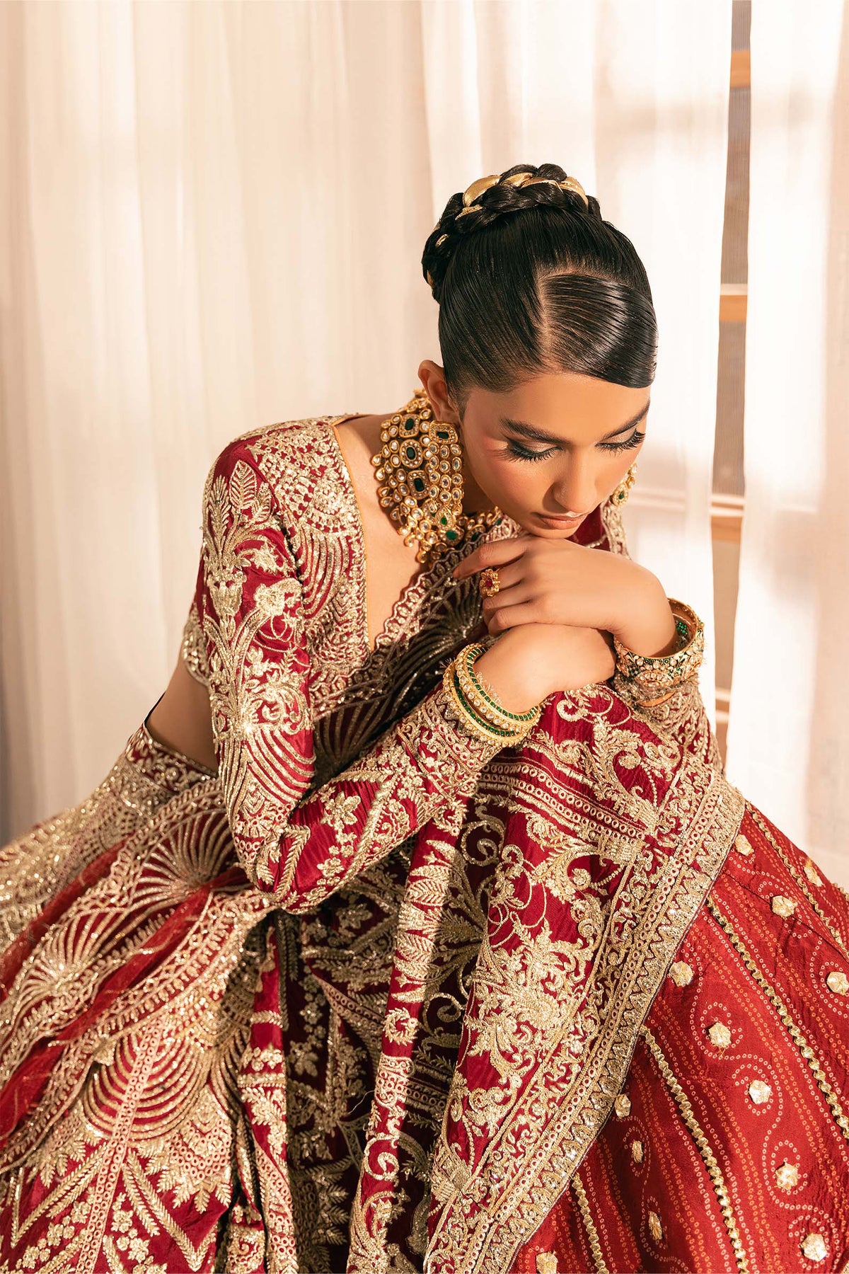 Maryam Hussain | Marwa Luxury Formals 24 | Moorni by Maryam Hussain - Designer Dress - Type: Ladies Clothes - Available at Libayah - 100% Original