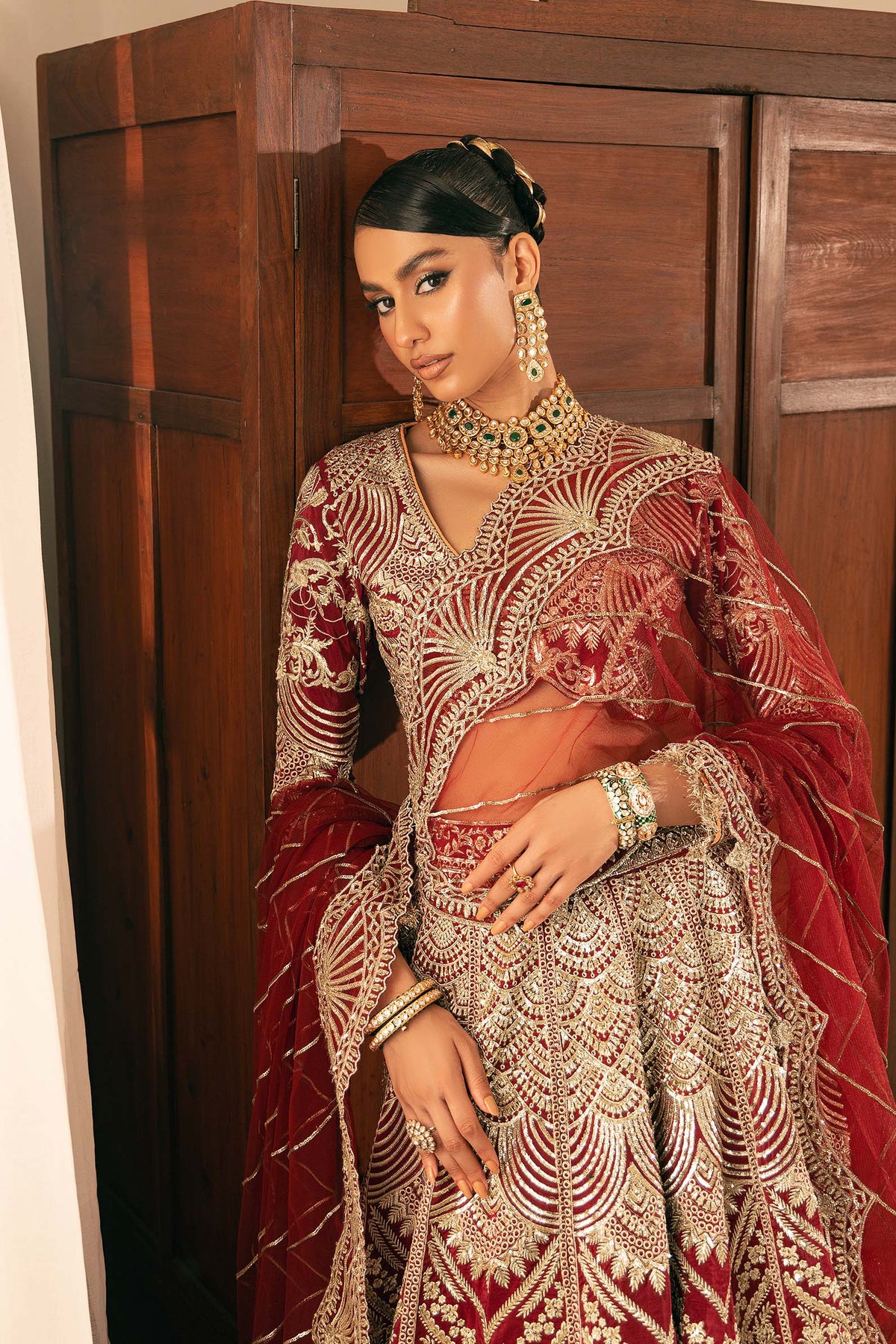 Maryam Hussain | Marwa Luxury Formals 24 | Moorni by Maryam Hussain - Designer Dress - Type: Ladies Clothes - Available at Libayah - 100% Original