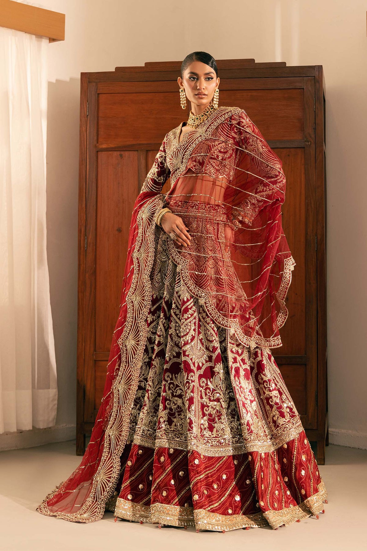 Maryam Hussain | Marwa Luxury Formals 24 | Moorni by Maryam Hussain - Designer Dress - Type: Ladies Clothes - Available at Libayah - 100% Original