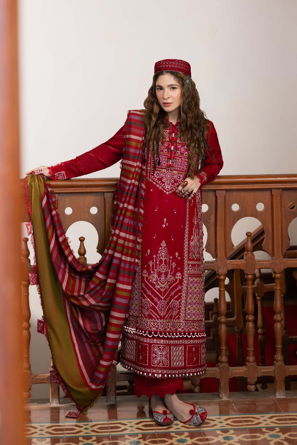Maryam Hussain | Silk Edit |   Rose by Maryam Hussain - Designer Dress - Type: Ladies Clothes - Available at Libayah - 100% Original