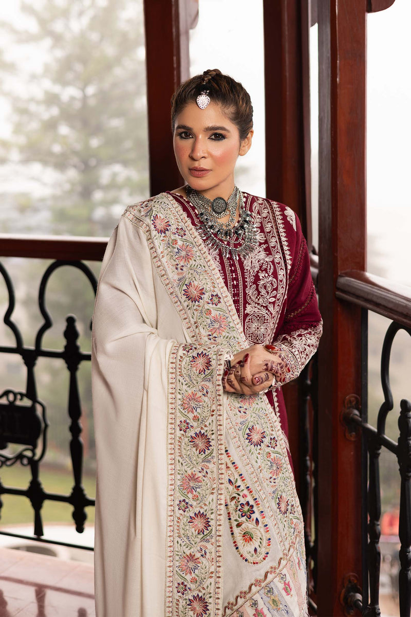 Maryam Hussain | Winter Shawl 2024 |  Jade by Maryam Hussain - Designer Dress - Type: Ladies Clothes - Available at Libayah - 100% Original