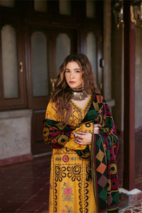 Maryam Hussain | Winter Shawl 2024 |  Hazel by Maryam Hussain - Designer Dress - Type: Ladies Clothes - Available at Libayah - 100% Original