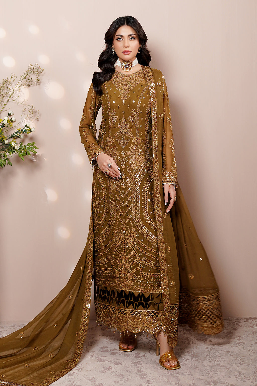 Maryams | Aarzu Formals | Dalisay-A-8008 by Maryams - Designer Dress - Type: Ladies Clothes - Available at Libayah - 100% Original