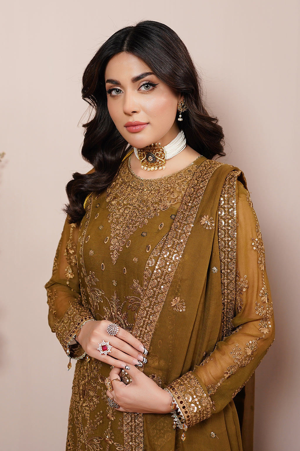 Maryams | Aarzu Formals | Dalisay-A-8008 by Maryams - Designer Dress - Type: Ladies Clothes - Available at Libayah - 100% Original