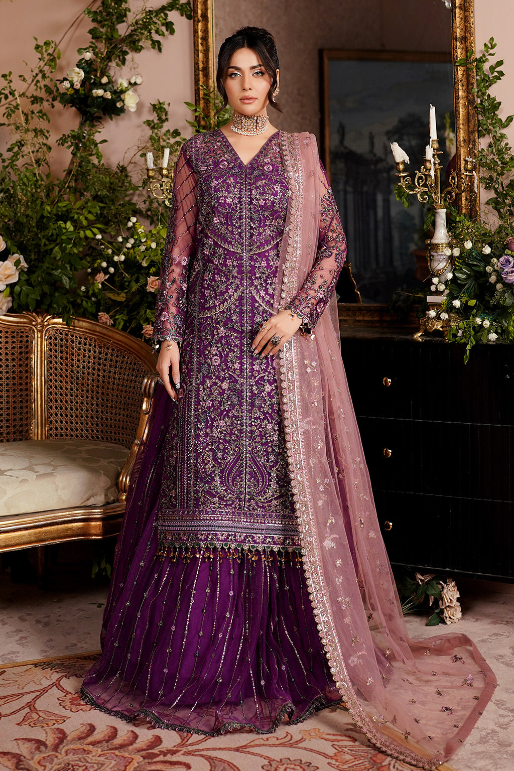 Maryams | Aarzu Formals | Elayha-A-8002 by Maryams - Designer Dress - Type: Ladies Clothes - Available at Libayah - 100% Original