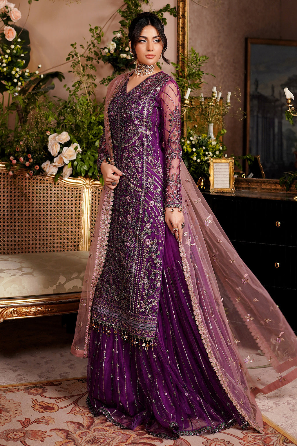 Maryams | Aarzu Formals | Elayha-A-8002 by Maryams - Designer Dress - Type: Ladies Clothes - Available at Libayah - 100% Original
