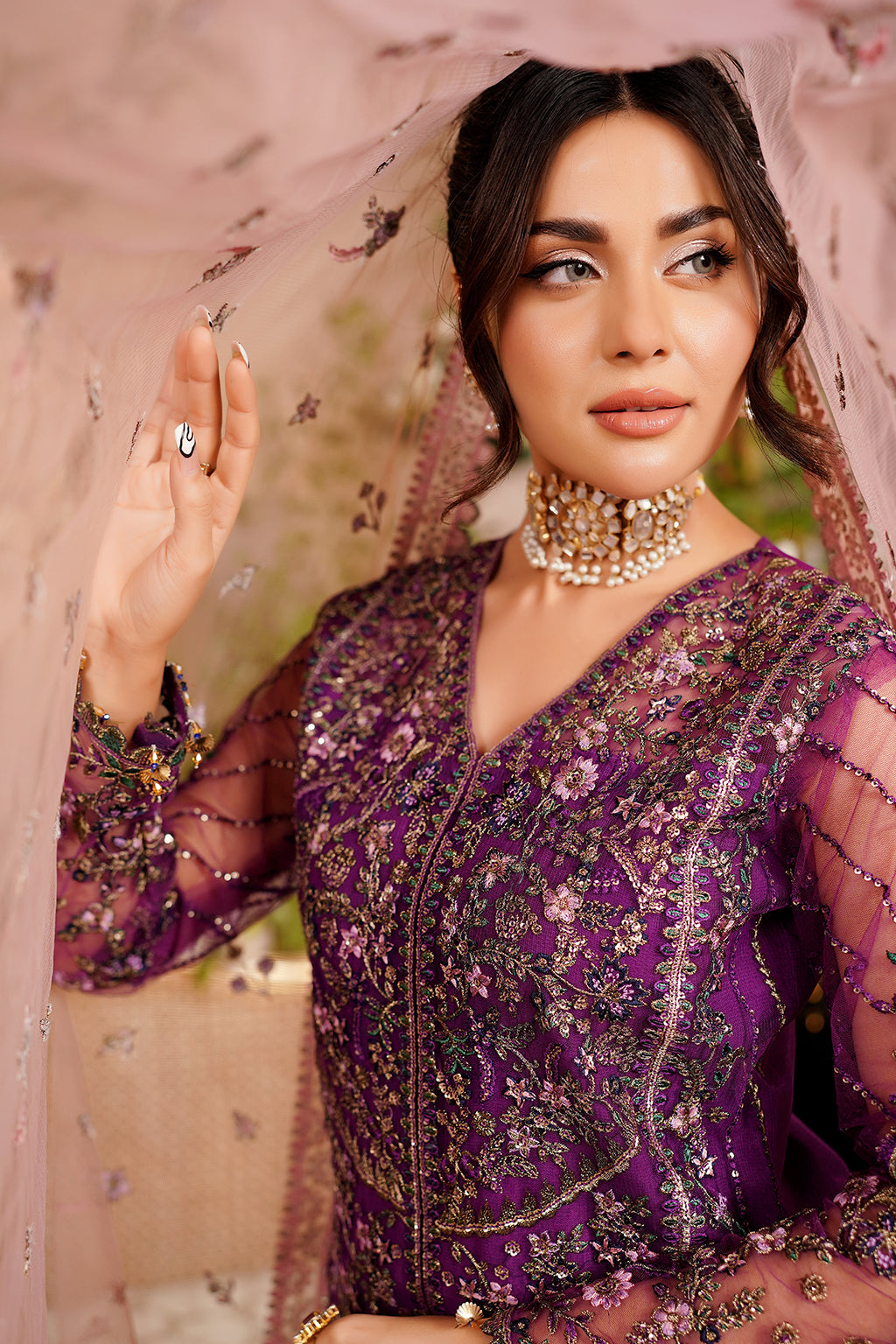Maryams | Aarzu Formals | Elayha-A-8002 by Maryams - Designer Dress - Type: Ladies Clothes - Available at Libayah - 100% Original