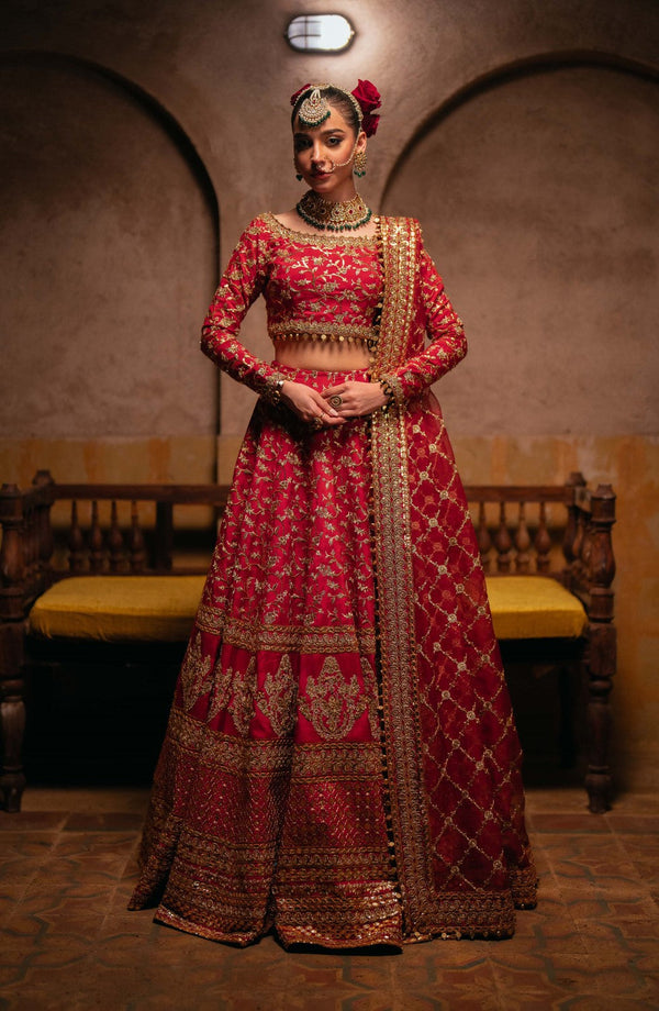 Maryum N Maria | Gul Posh Wedding Formals | ZAIB UN NISA - MS40065 by Maryum N Maria - Designer Dress - Type: Ladies Clothes - Available at Libayah - 100% Original