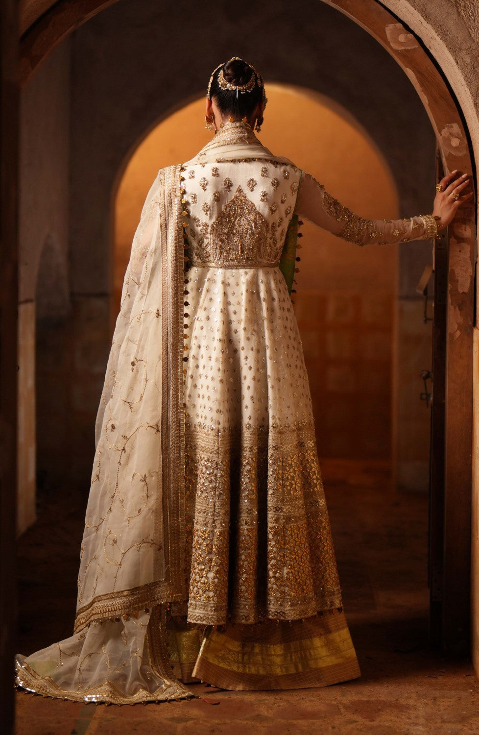 Maryum N Maria | Gul Posh Wedding Formals | Chand Bali - MS40066 by Maryum N Maria - Designer Dress - Type: Ladies Clothes - Available at Libayah - 100% Original