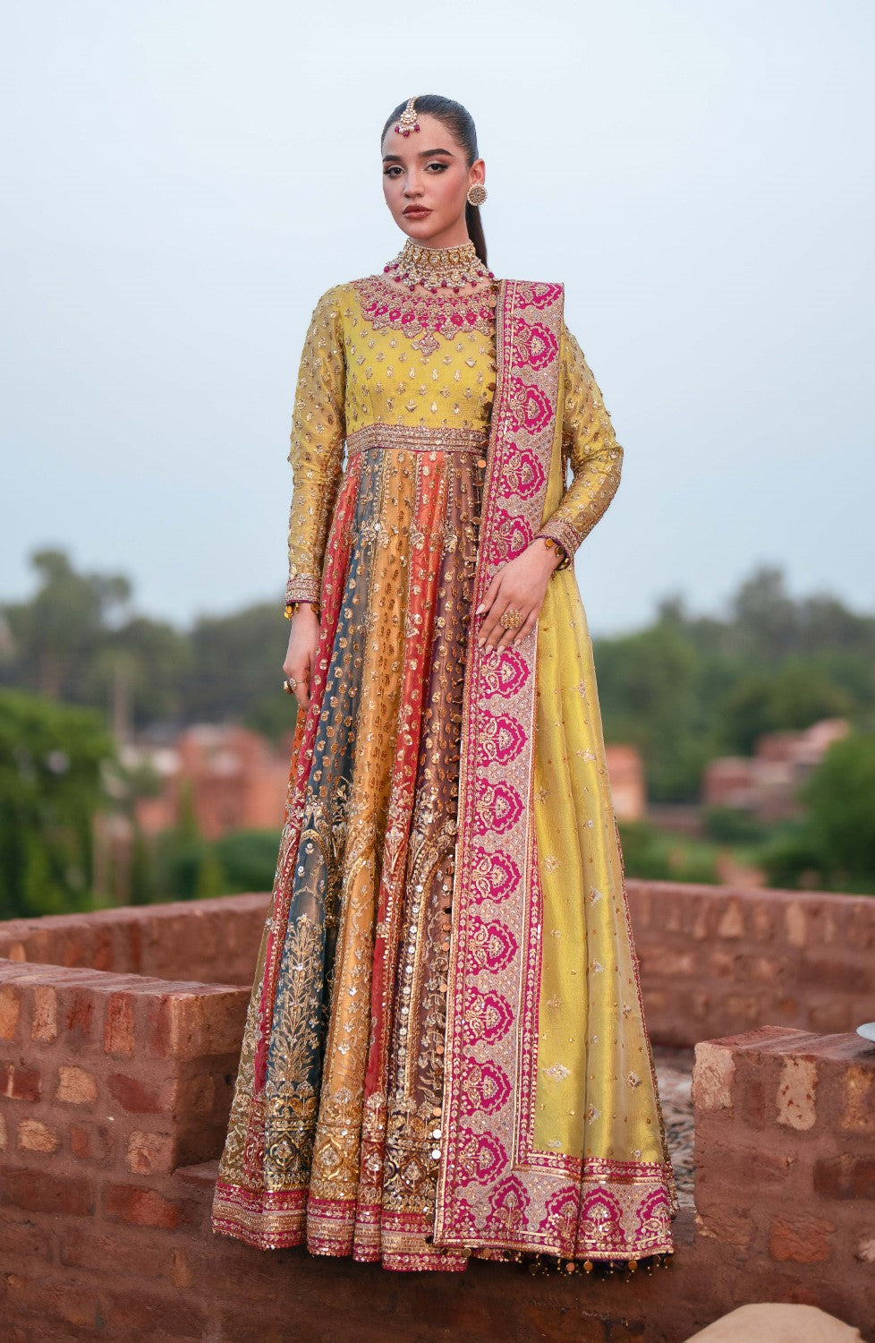Maryum N Maria | Gul Posh Wedding Formals | PAKEEZA - MS40069 by Maryum N Maria - Designer Dress - Type: Ladies Clothes - Available at Libayah - 100% Original