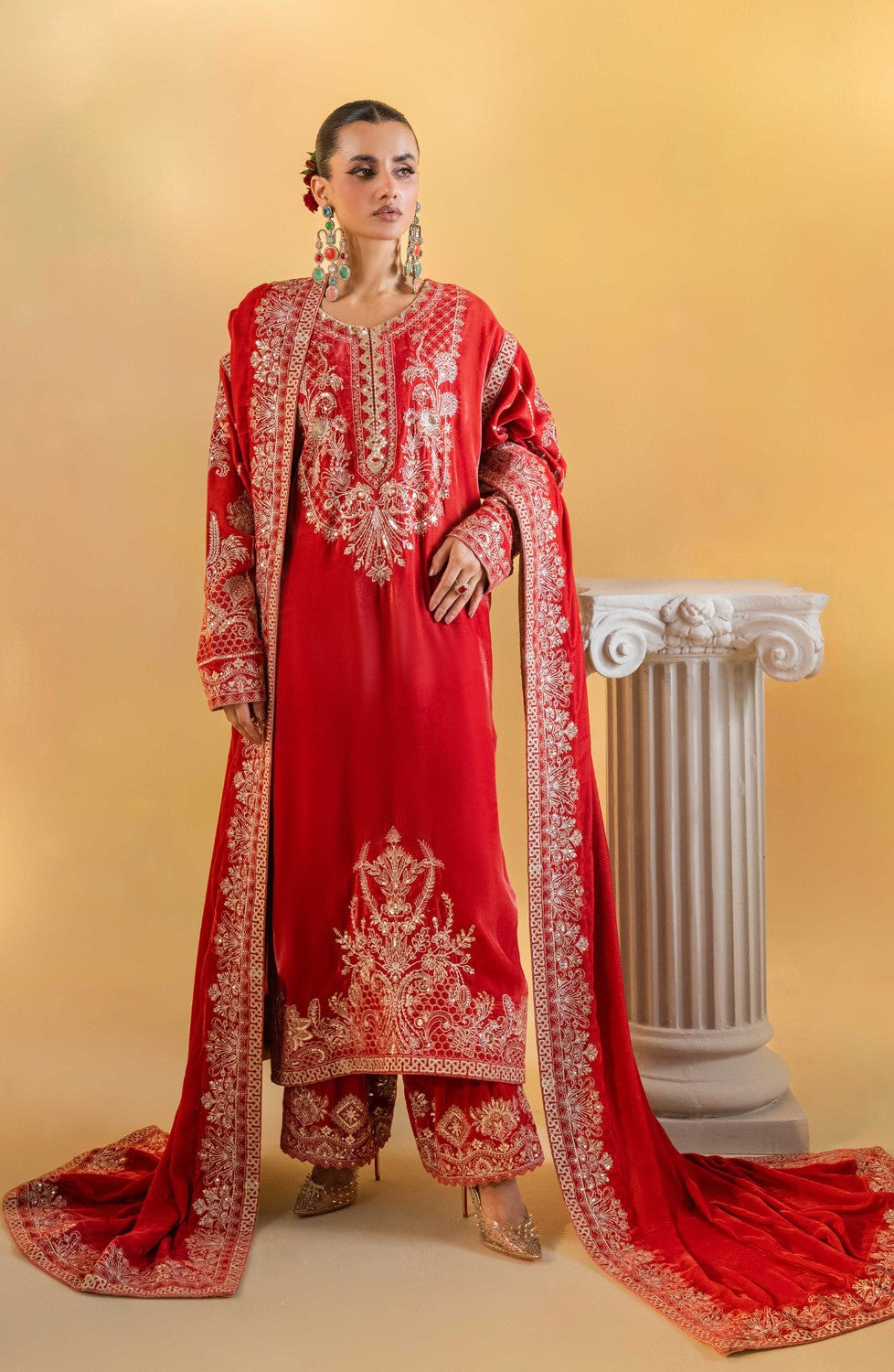 Maryum N Maria | Pairahan Formals |   MW40022 - TABEER by Maryum N Maria - Designer Dress - Type: Ladies Clothes - Available at Libayah - 100% Original