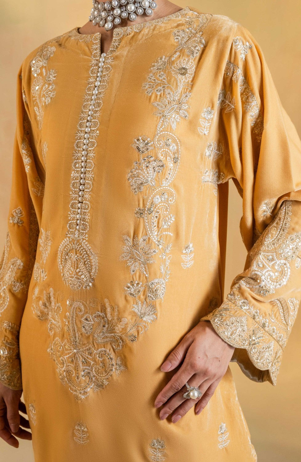 Maryum N Maria | Pairahan Formals |   MW40023 - RAH by Maryum N Maria - Designer Dress - Type: Ladies Clothes - Available at Libayah - 100% Original