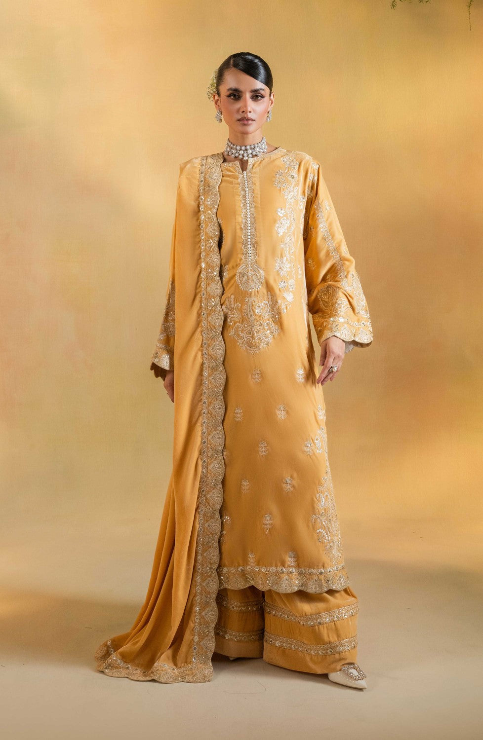 Maryum N Maria | Pairahan Formals |   MW40023 - RAH by Maryum N Maria - Designer Dress - Type: Ladies Clothes - Available at Libayah - 100% Original