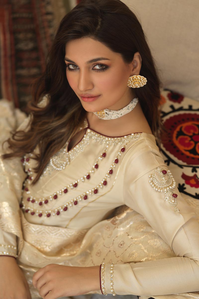 Sana Abbas | Luxury Pret | Maya by Sana Abbas - Designer Dress - Type: Ladies Clothes - Available at Libayah - 100% Original