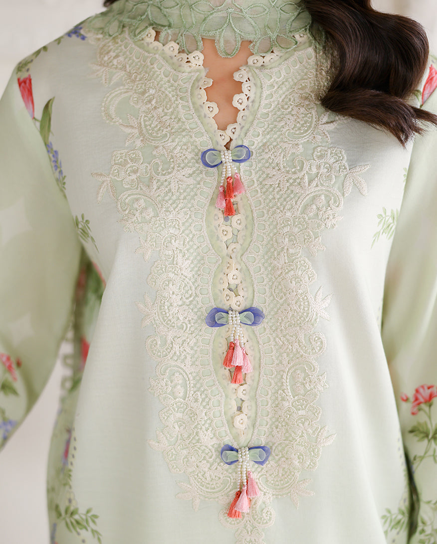 Roheenaz | Sunlit Tales Printed Embroidered Edit | Meadow Glow - by Libayah - Registered Vendor of : Roheenaz - 100% Original Designer Dress