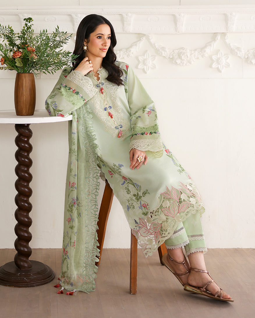 Roheenaz | Sunlit Tales Printed Embroidered Edit | Meadow Glow - by Libayah - Registered Vendor of : Roheenaz - 100% Original Designer Dress