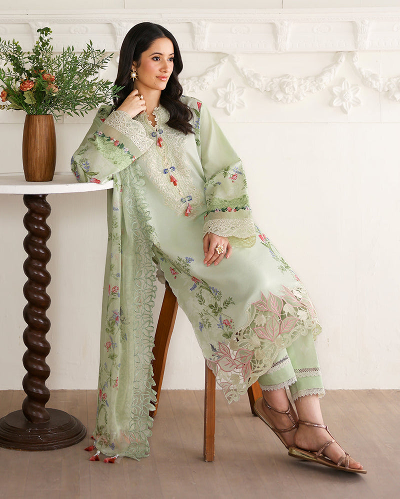 Roheenaz | Sunlit Tales Printed Embroidered Edit | Meadow Glow - by Libayah - Registered Vendor of : Roheenaz - 100% Original Designer Dress
