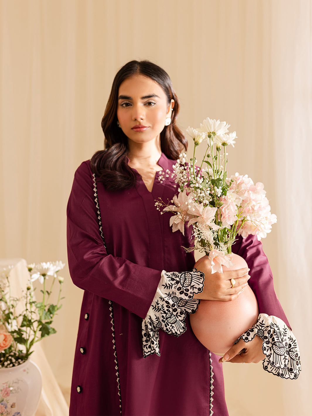 Mahnur | Petal Whispers Lawn Pret | Meadow by Mahnur - Designer Dress - Type: Ladies Clothes - Available at Libayah - 100% Original