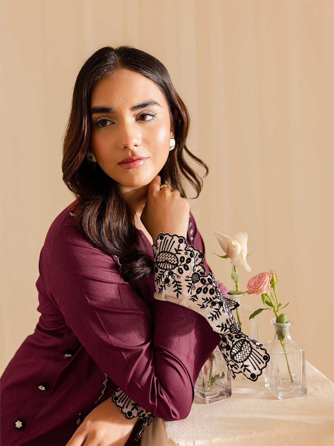 Mahnur | Petal Whispers Lawn Pret | Meadow by Mahnur - Designer Dress - Type: Ladies Clothes - Available at Libayah - 100% Original