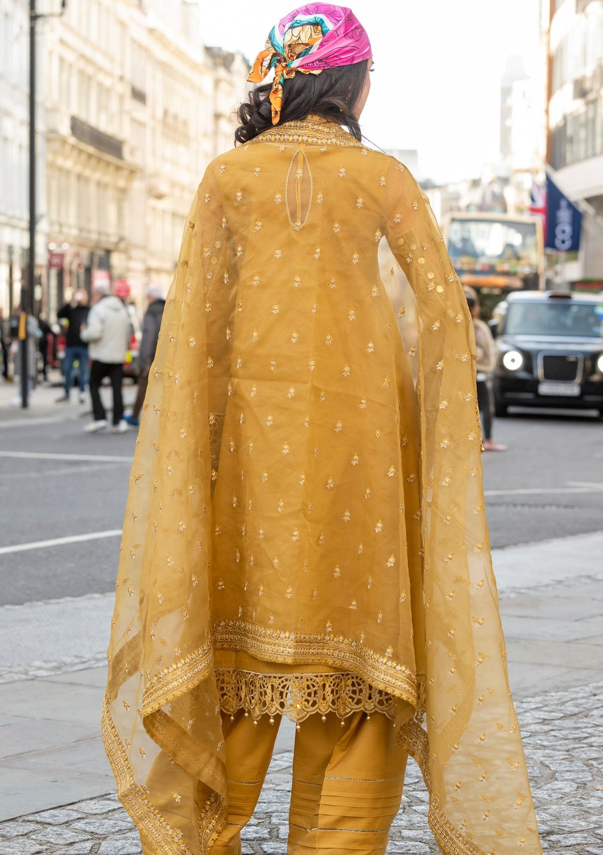 Meem | Luxury Eid Lawn 24 | MD-03 MUSTARD by Meem - Designer Dress - Type: Ladies Clothes - Available at Libayah - 100% Original