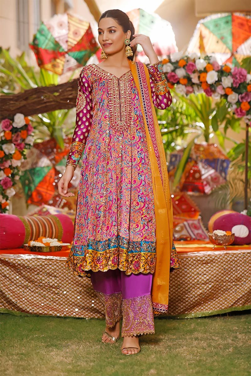 Sana Abbas | Wedding Formals | Meera by Sana Abbas - Designer Dress - Type: Ladies Clothes - Available at Libayah - 100% Original