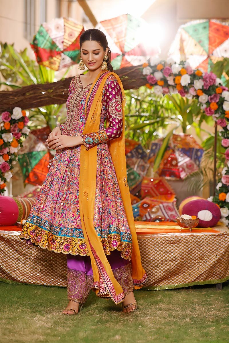 Sana Abbas | Wedding Formals | Meera by Sana Abbas - Designer Dress - Type: Ladies Clothes - Available at Libayah - 100% Original