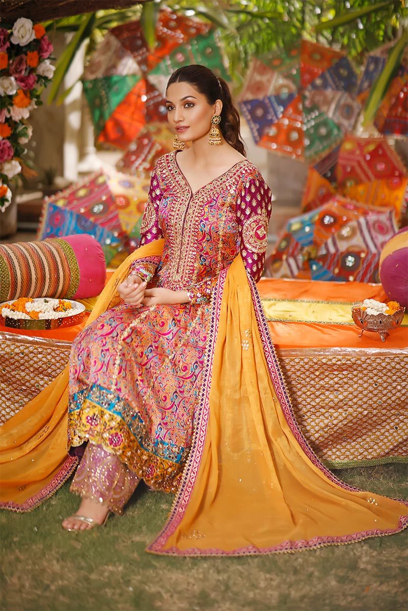 Sana Abbas | Wedding Formals | Meera by Sana Abbas - Designer Dress - Type: Ladies Clothes - Available at Libayah - 100% Original