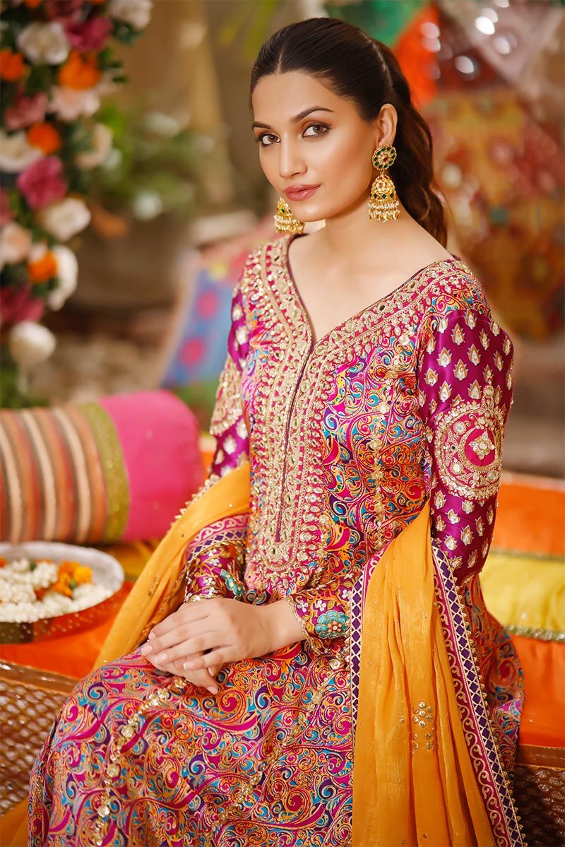 Sana Abbas | Wedding Formals | Meera by Sana Abbas - Designer Dress - Type: Ladies Clothes - Available at Libayah - 100% Original