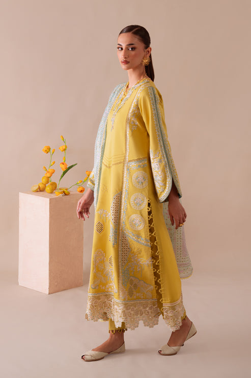 Aabyaan | Miraal Signature Embroidered Viscose 25 | MEHRA (AV-02) by Aabyaan - Designer Dress - Type : Ladies Clothes - Available at Libayah - 100% Original 