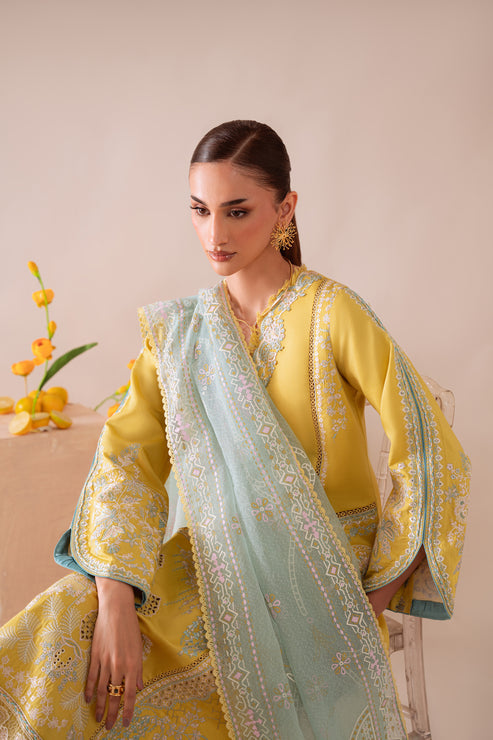 Aabyaan | Miraal Signature Embroidered Viscose 25 | MEHRA (AV-02) by Aabyaan - Designer Dress - Type : Ladies Clothes - Available at Libayah - 100% Original 