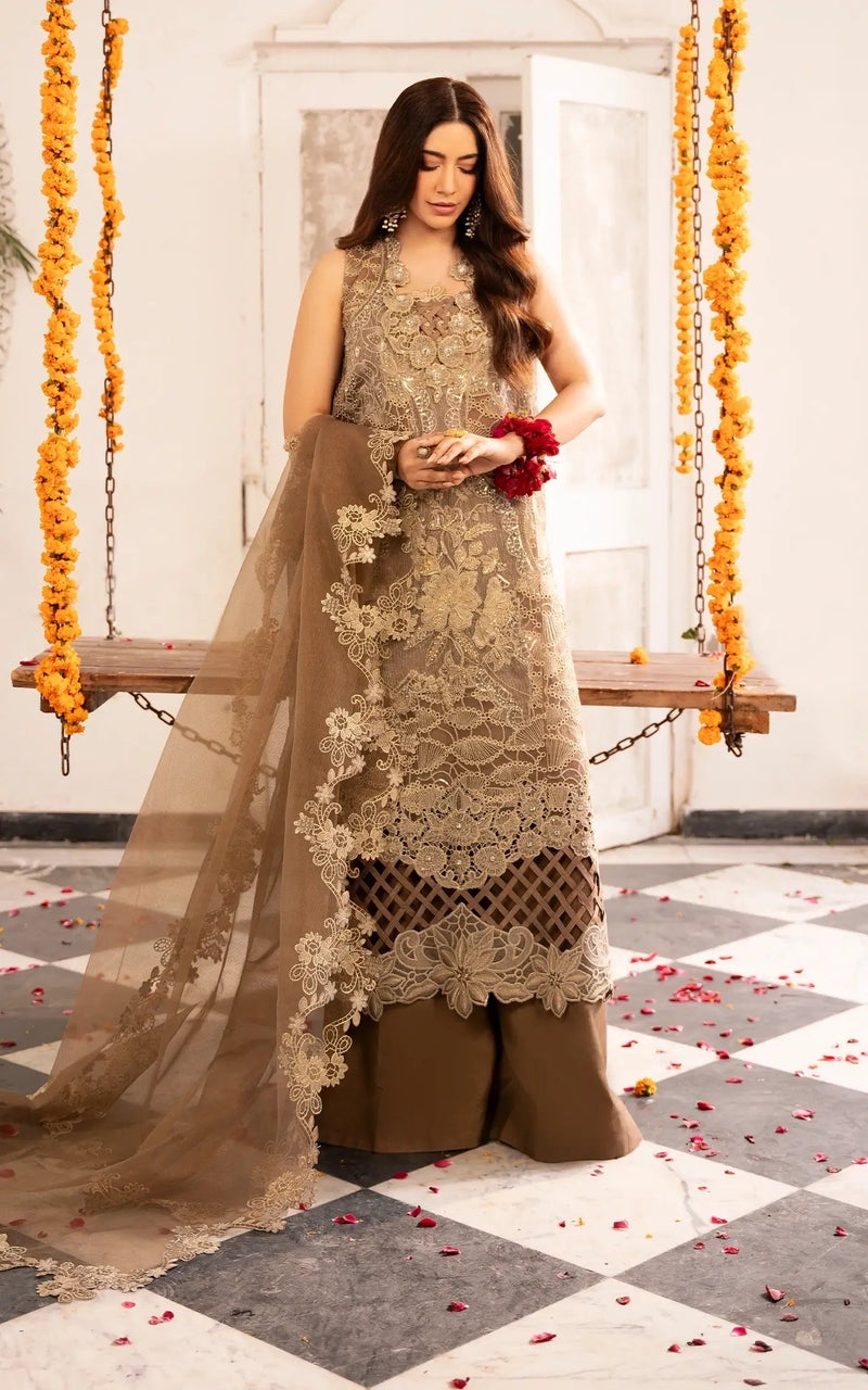 Asifa and Nabeel | Sunehri Eid 25 | Mehrunisa-(SEF25-07) by Asifa and Nabeel - Designer Dress - Type: Ladies Clothes - Available at Libayah - 100% Original