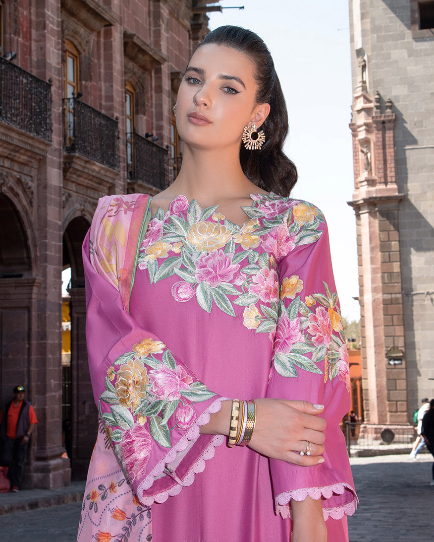 Mushq | Odyssey Lawn 26 | Meredith by Mushq - Designer Dress  - Type : Ladies Clothes - Available at Libayah - 100% Original 