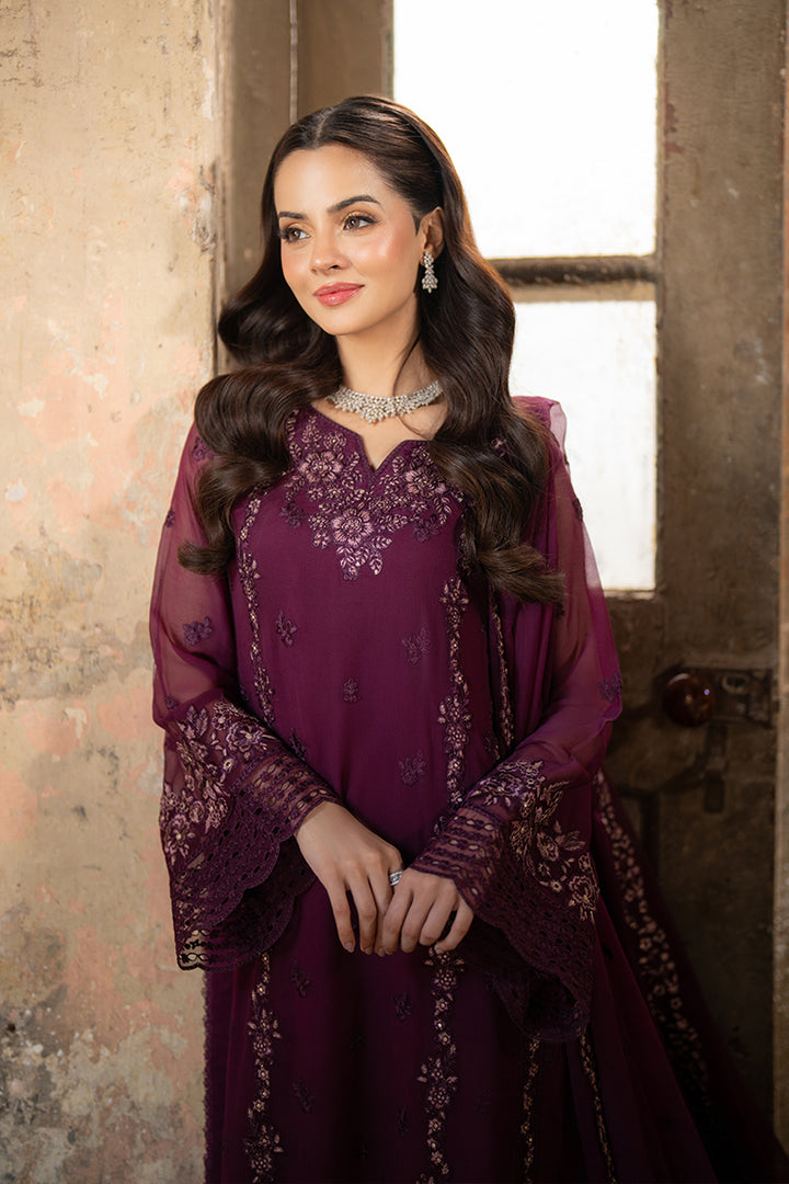 Azure | Ensembles Embroidered Formals | Merlot Grace by Azure - Designer Dress - Type: Ladies Clothes - Available at Libayah - 100% Original
